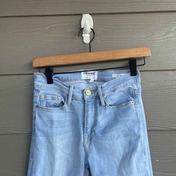 Frame Forever Karlie raw hem flare jeans - Picture 3 of 8